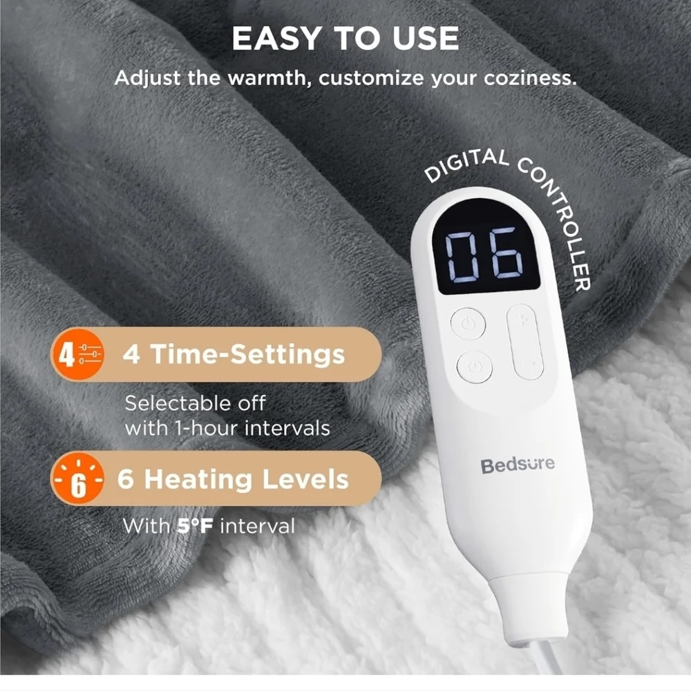 Heated Throw  Blanket